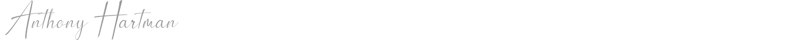 Anthony Hartman font preview